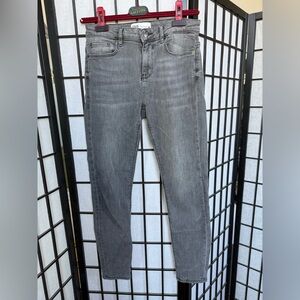 Zara Charcoal Denim Pants size 4
